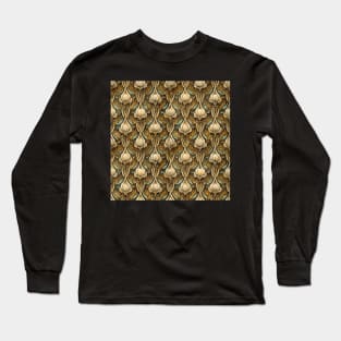 Art Nouveau floral pattern, model 3 Long Sleeve T-Shirt